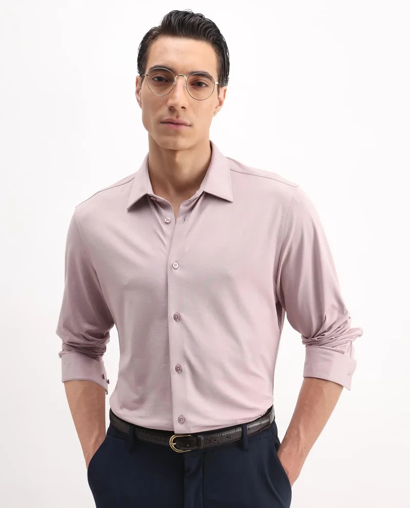Rare Rabbit Men's Plain Formal Shirt