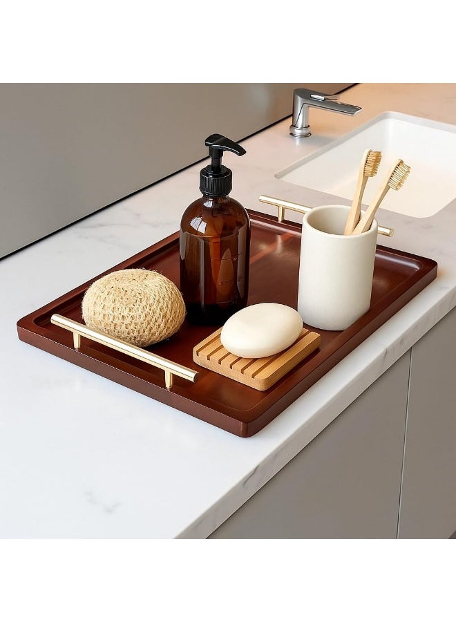 Bamboo Coffee trays, dessert trays, coffee plates, home décor，High quality Platter for Tea, Fruits, and Decor, Perfect for Living Room, Bedroom, Office, or Gift Giving,one piece - Image 4