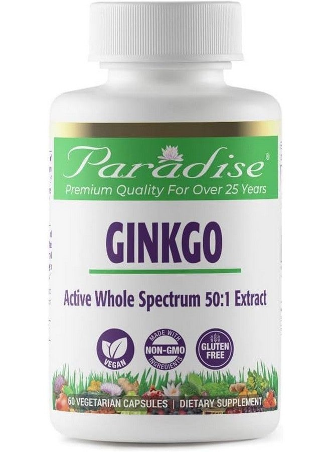 Paradise Herbs Ginkgo Biloba Extract, Super Potent, Ultra Pure, Vegan, Non GMO, Gluten Free, 120 Vegetarian Capsules - Image 3
