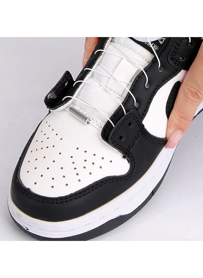 Rotating Automatic Buckle Elastic Shoes Laces Tieless Heavy Duty No Tie Shoelaces for Kids and Adult with Strong Lock and Speed Shoestrings - Image 1