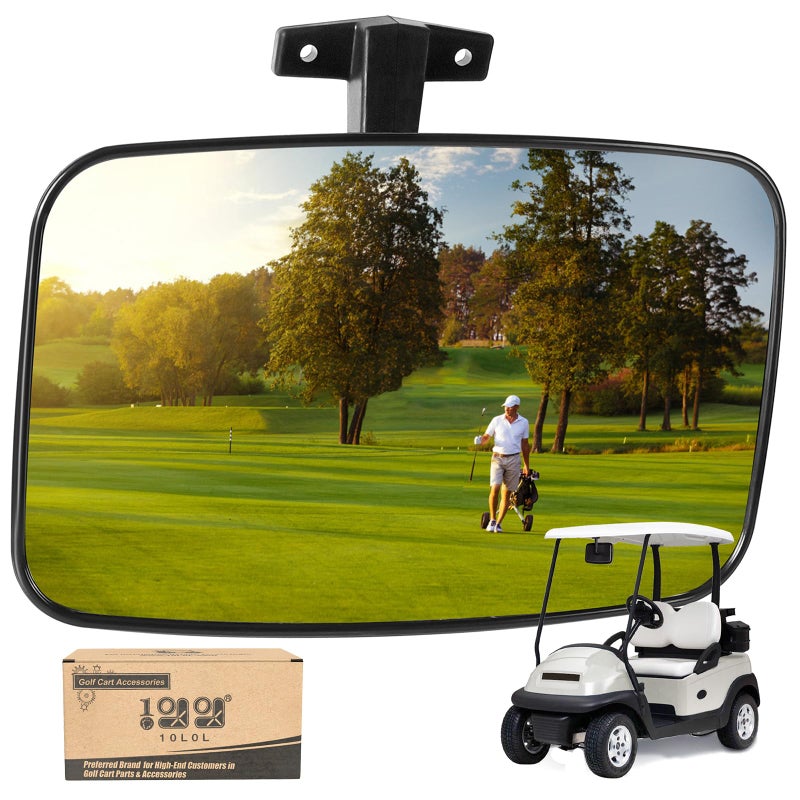 10L0L Universal Golf Cart Rear View Mirror for Yamaha EZGO Club Car