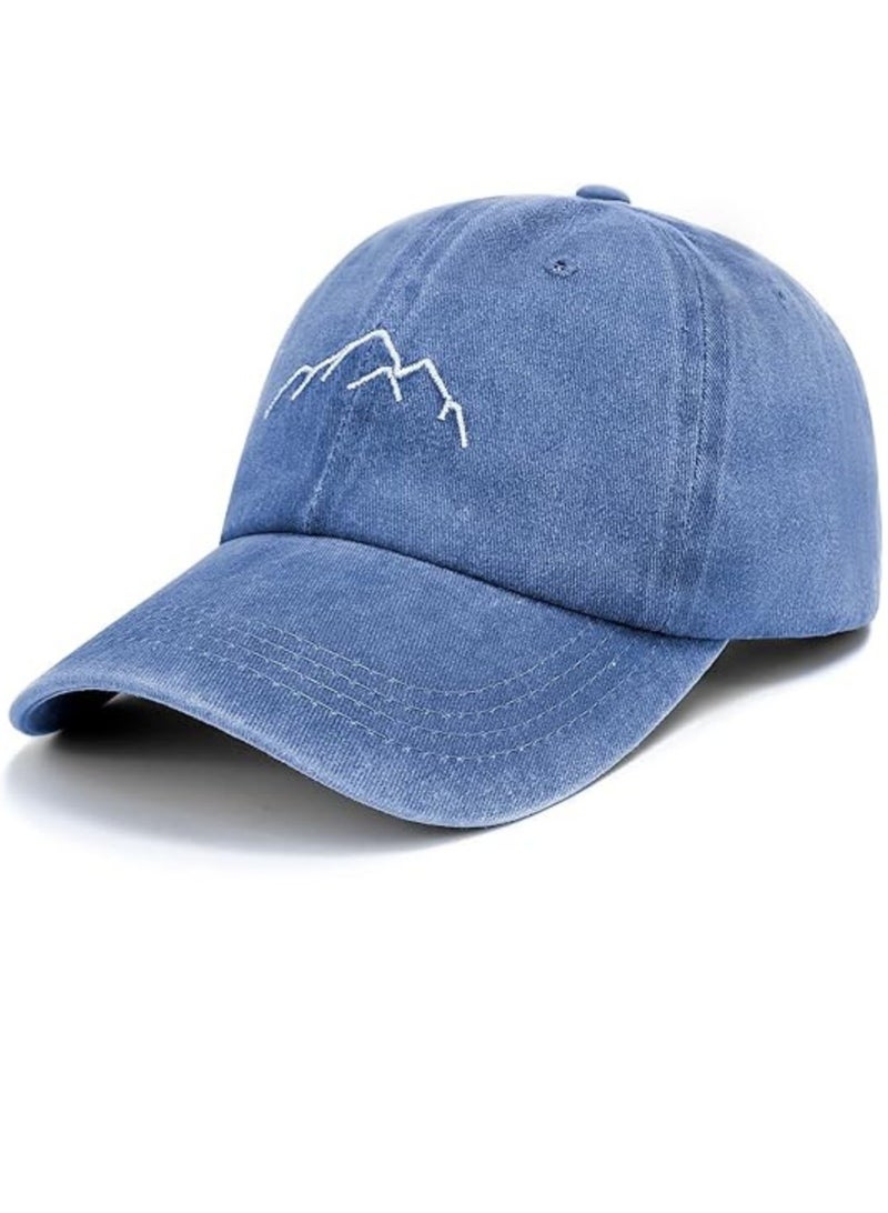 SARAOONT 100% Cotton Baseball Cap Hat for Men and Women - Image 1