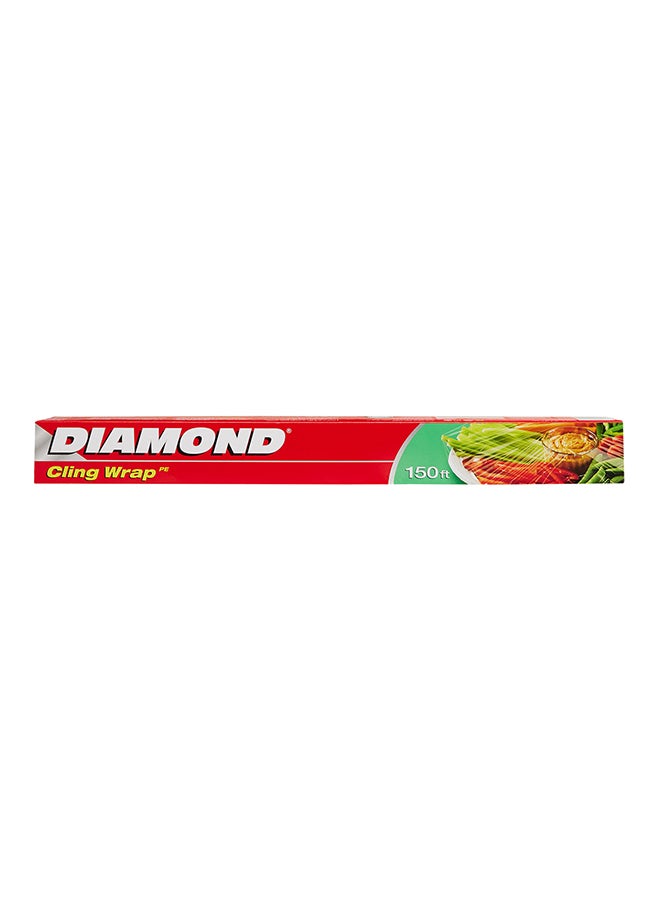Diamond Bio Cling Wrap Clear 150feet - Image 1