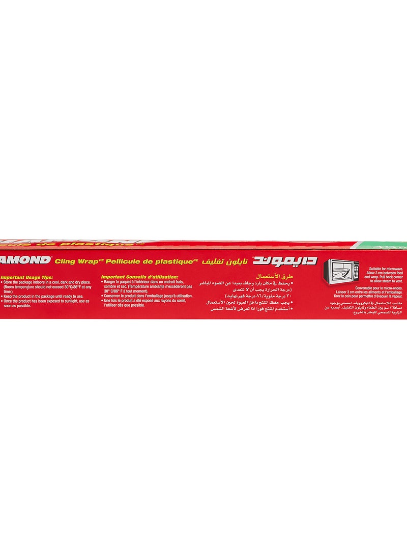 Diamond Bio Cling Wrap Clear 150feet - Image 3