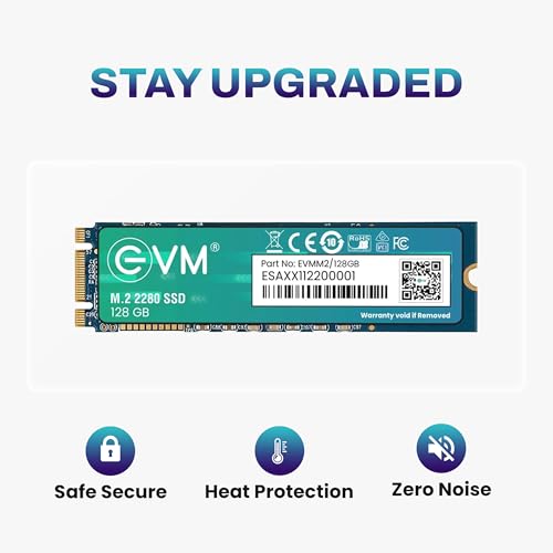 EVM 128GB M.2 SATA SSD 2280 | Internal Solid State Drive | Up to 520MB/s Read 370MB/s Write | Laptop Desktop Upgrade | 5 Year Warranty (EVMM2/128GB) - Image 5