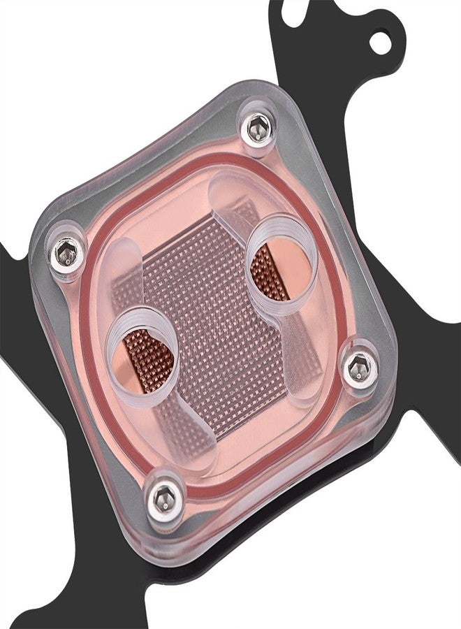 Lazmin CPU Water Cooling Block, Waterblock Liquid Cooler 50mm Copper Base for Intel/AMD - Image 3