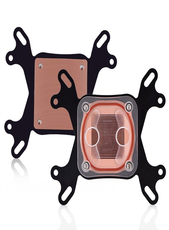 Lazmin CPU Water Cooling Block, Waterblock Liquid Cooler 50mm Copper Base for Intel/AMD - Image 1