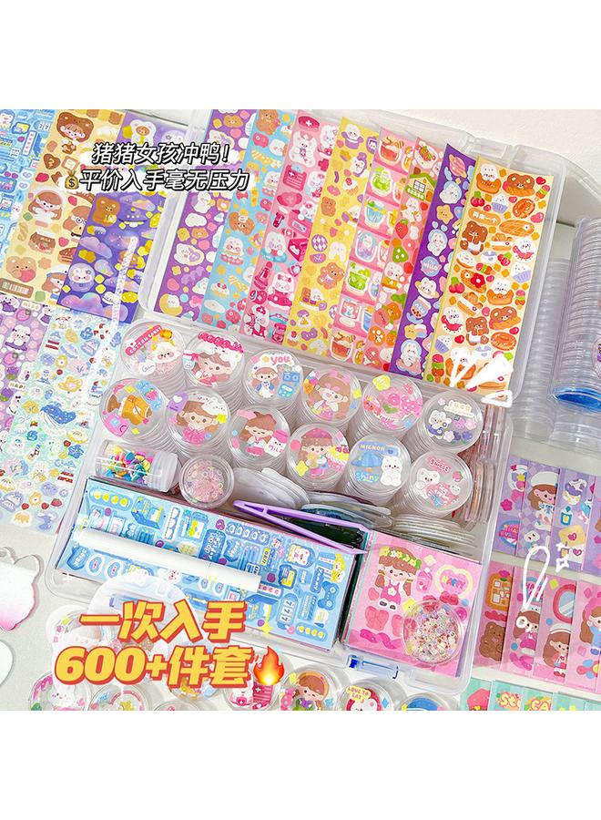 Bluejw Goo Card Coin Suit DIY Goo Chuck Stickers Full Set Cute Goo Card Suit Children's Hand Account Tool Stickers Wholesale - Image 3