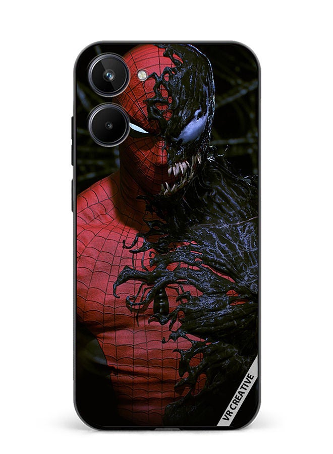 VR CREATIVE Protective Case Cover For Realme 10 Spiderman Design Multicolour - Image 1