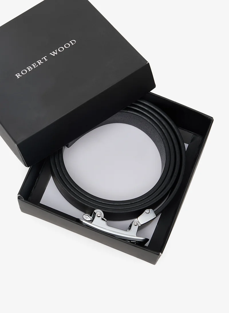 Robert Wood  Genuine Leather Free Size Formal Belt for Men | Best Price UAE