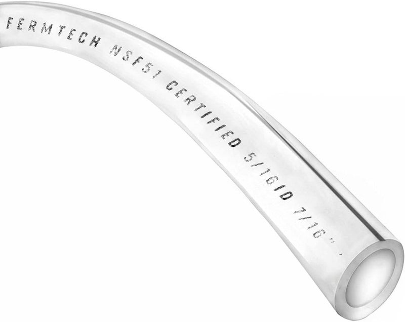 Fermtech Food Grade Vinyl Tubing - 10 Feet, 5/16 Inch ID - Image 1