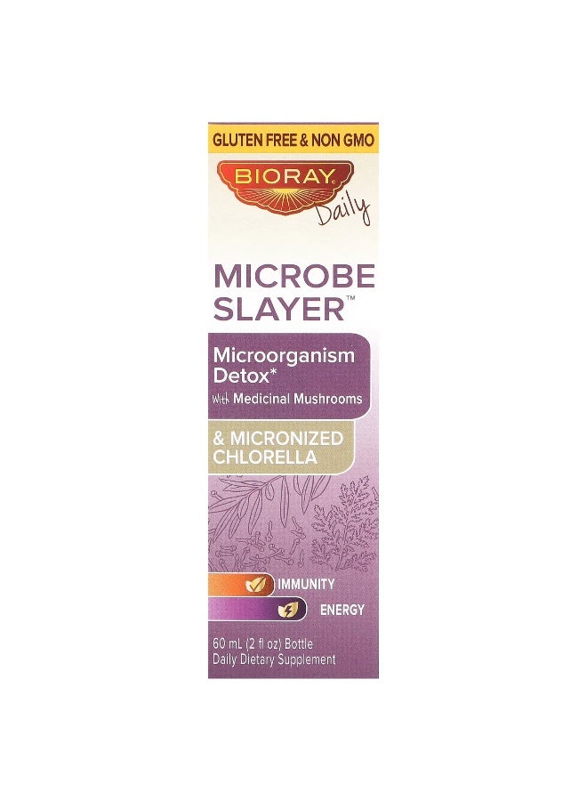 Bioray, Microbe Slayer, Microorganism Detox, 2 fl oz (60 ml) (Packaging may vary) - Image 1