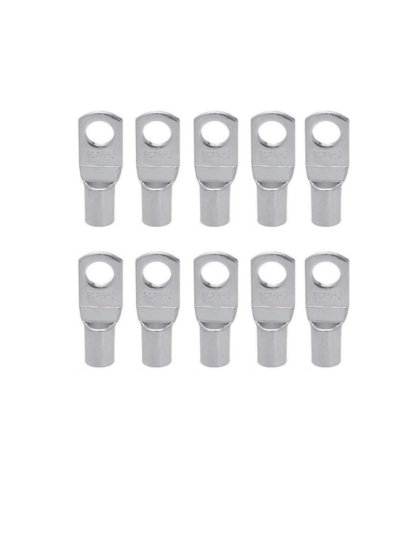 Copper Cable Lugs 10Pcs Set-Wire Terminals, Connector Cable lugs Ring Battery SC Terminals, for Marine, Solar, Automotive, Electric, Home Applications etc (Hole Size 12mm, Cable Size 150mm)  - Image 2