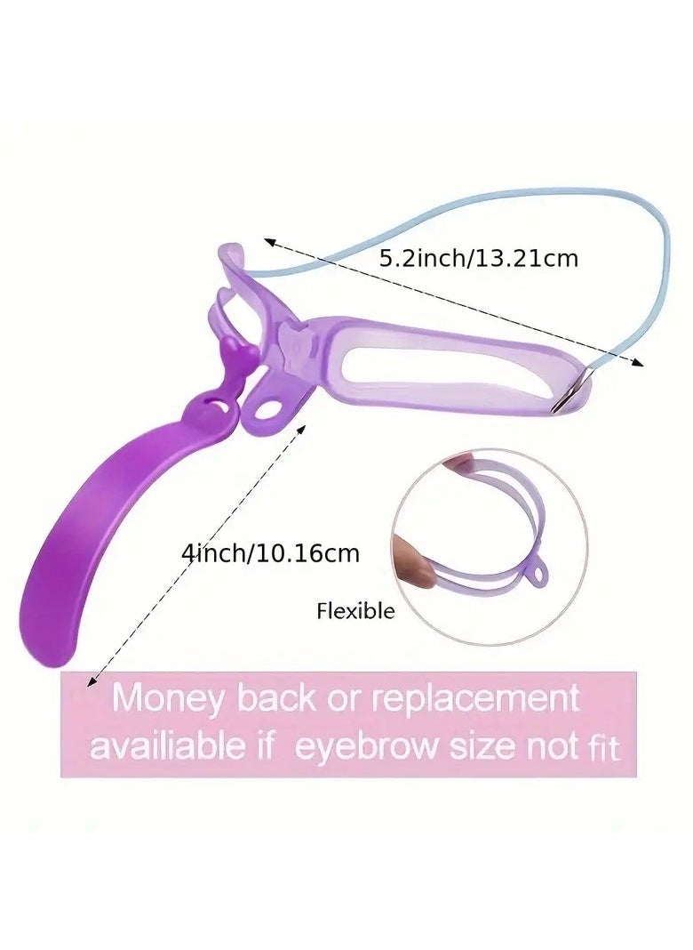 ORiTi - 8 PCS Eyebrow Stencils Eyebrow Shaping Kit Eyebrow Template 8 styles Reusable Eyebrow Stencil With Handle - Image 1