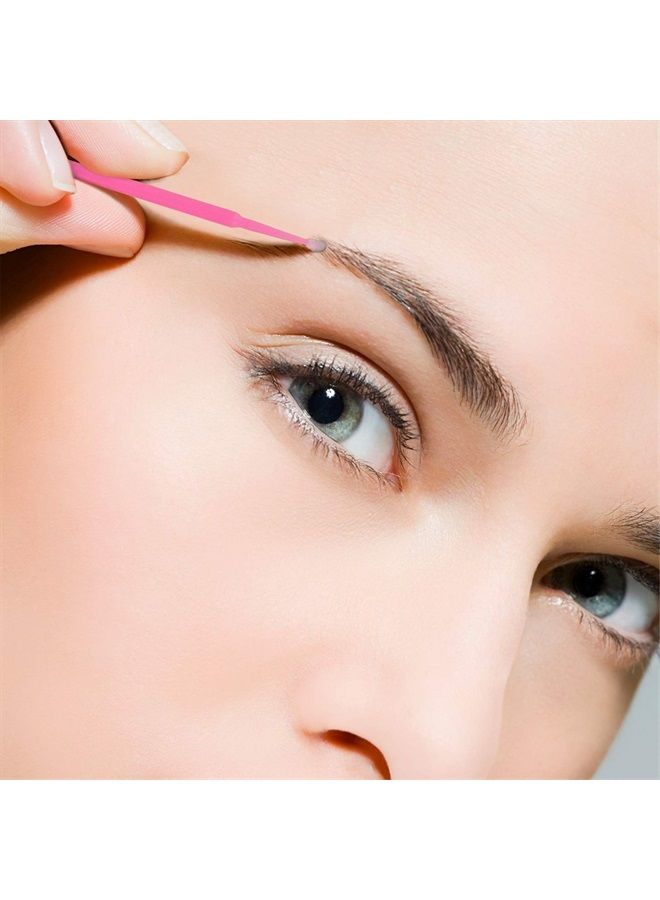 tifanso 400PCS Micro Brush, Micro Swabs for Eyelash Extension, Disposable Micro Applicator Brush Micro Eyelash Swabs Pink(Head Diameter: 2.0mm) - Image 5