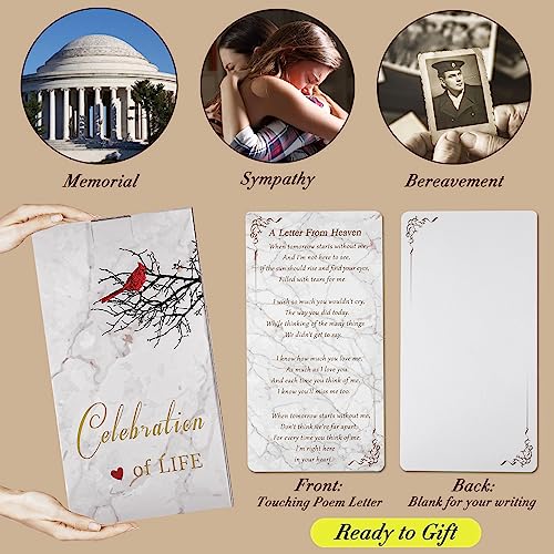 liantudy Memorial Lantern, Sympathy Gifts for Loss of Mom/Dad/Loved One, Bereavement Gifts, in Memory of Loved One Lantern,Celebration of Life, Memorial Gifts, Funeral Lantern,Because we Love is in Heaven - Image 2