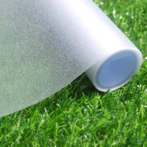 SIA VENDORS? White Privacy Window Films, Opaque Frosted Glass Tint Static Cling Treatment Protects Home Security Without Blocking Daylight - Heat Control, UV Prevention ((12" by 96" INCHES)) - Image 1