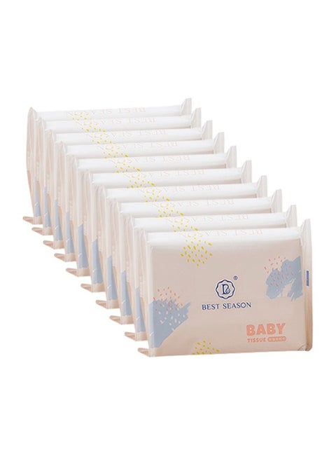 مناديل بيكابو بيست سيزون ألترا سوفت للأطفال - 10 عبوات (3 طبقات)