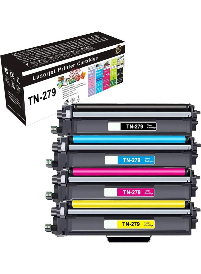 DW Compatible Toner Cartridge Replacement for TN-279 TN279 Use for Brother MFC-L3720CDW HL-L3220CW HL-L3280CDW DCP-L3520CDW DCP-L3560CDW MFC-L3760CDW MFC-L8390CDW - Image 1