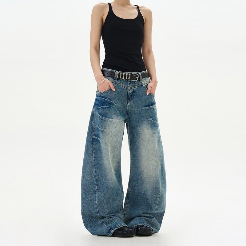 Vintage Classic European-American Design Daily Commute Jeans  Size_S - Image 3
