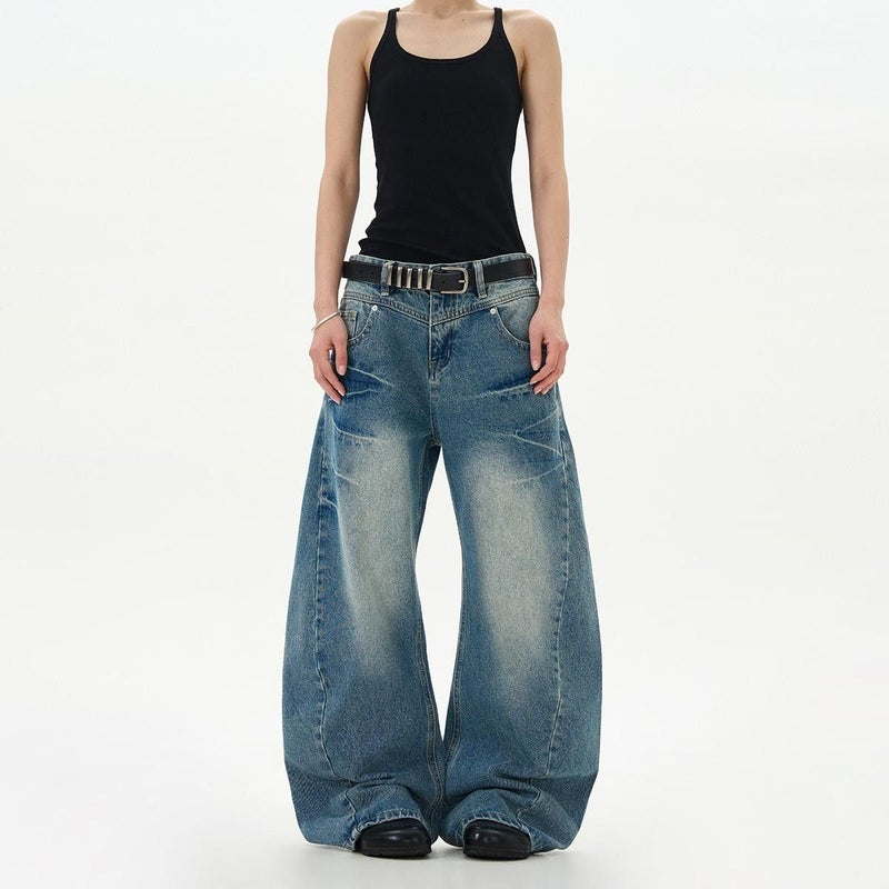 Vintage Classic European-American Design Daily Commute Jeans  Size_S - Image 2