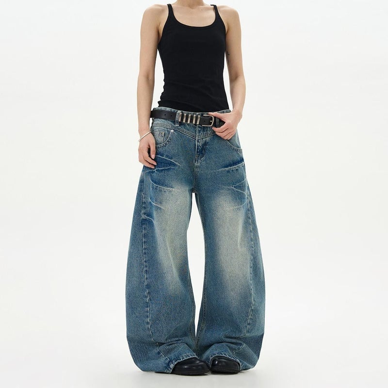 Vintage Classic European-American Design Daily Commute Jeans  Size_S - Image 4