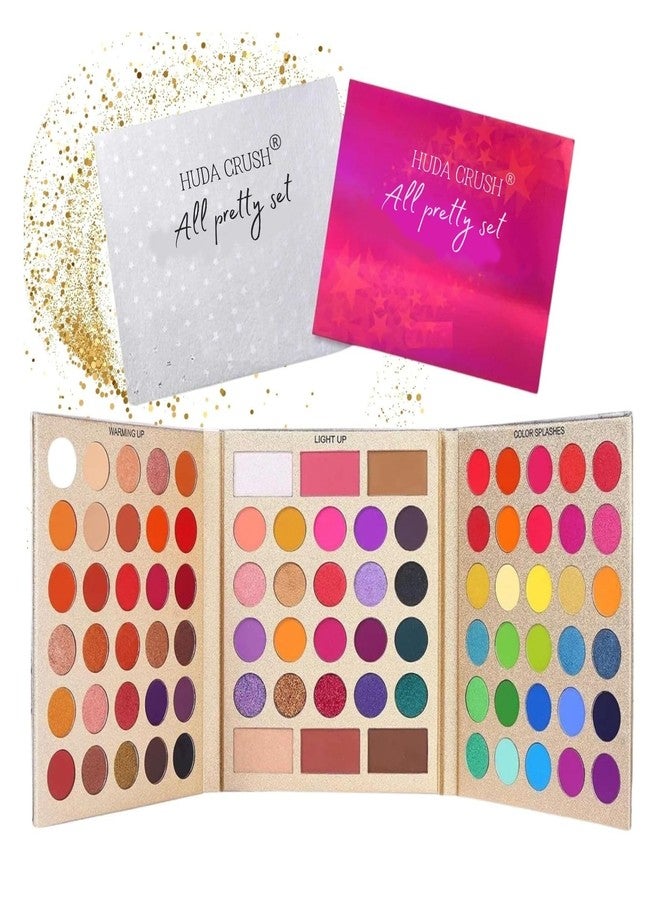 HUDACRUSH 86 Colors Makeup Kit for Women & Girls - Eyeshadow Palette with Matte & Shimmer Finishes, Highly Pigmented & Blendable for Perfect Eye Shadow Looks, Multicolour - Image 1