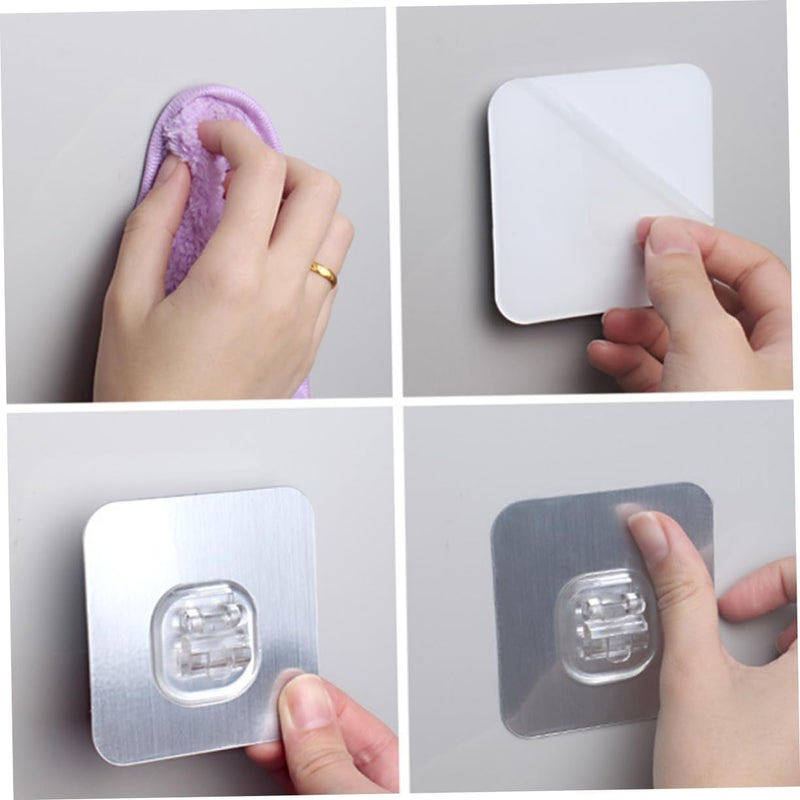 Arena Bathroom Organiser Without Drill Metal Bathroom Organizer for Washroom Storage Organizer Shelf Adhesive Bathroom Shelf & Bathroom Shelves for Home Bathroom Accessories (Black, Pack of 1) - Image 4