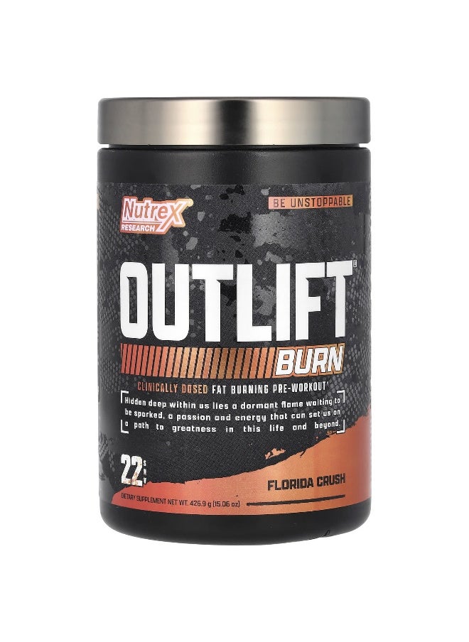 Nutrex Research Nutrex Research, Outlift Burn, Florida Crush, 15.06 oz (426.9 g)  - Image 1