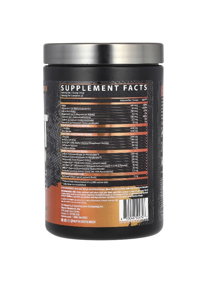 Nutrex Research Nutrex Research, Outlift Burn, Florida Crush, 15.06 oz (426.9 g)  - Image 2