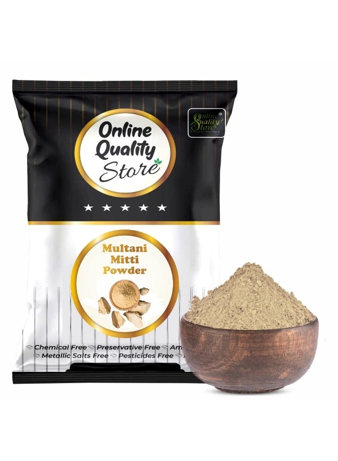 Online Quality Store herbal powder combo for hair and face (Multani mitti powder)-100g |Natural Multani Mitti powder for Face Pack | Fuller's Earth, Bentonite Clay - Image 1