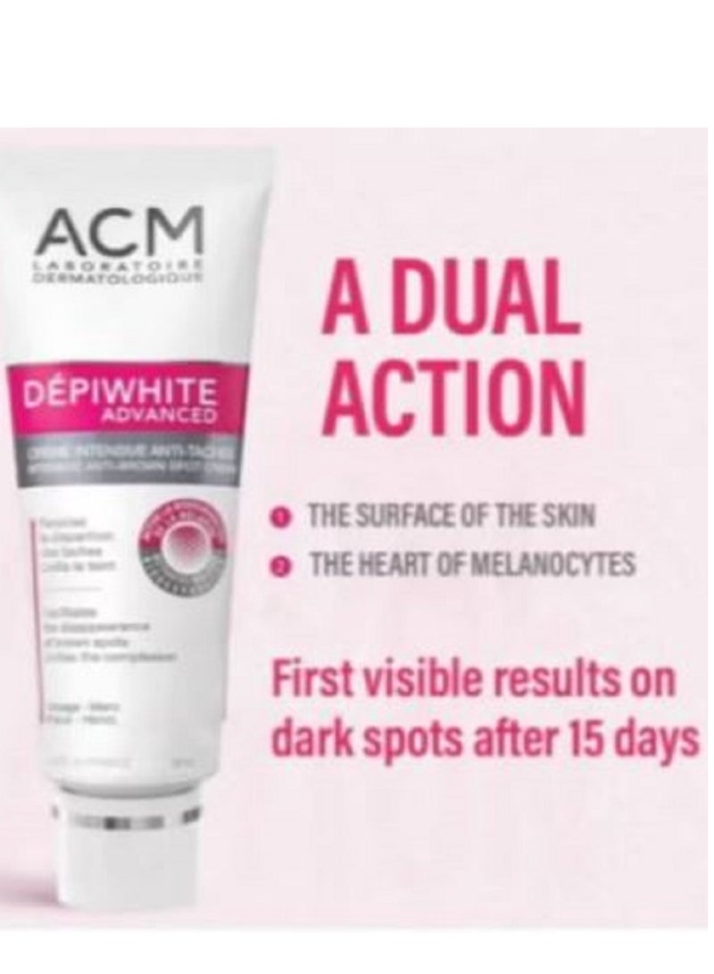 ACM Laboratoire dermatologique ACM Depiwhite Advanced Cream - Intensive Dark Spot Corrector & Brightening Moisturizer, 40ml - Reduces pigmentation and evens out skin tone - Image 3
