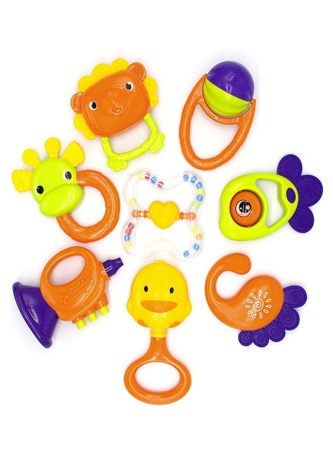 Beauenty 12 Pcs Baby Teether Toy Rattle Set Toys - Image 5