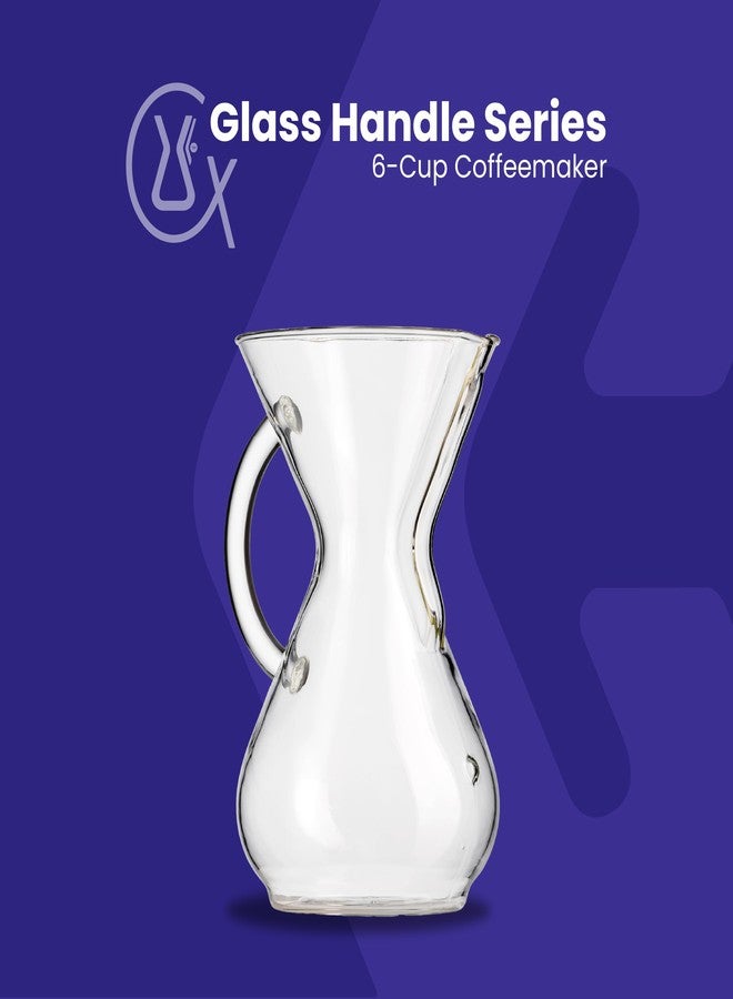 Chemex Pour-Over Glass Coffeemaker - Colored Glass Handle Series - 6-Cup Gold - Exclusive Packaging - Image 2