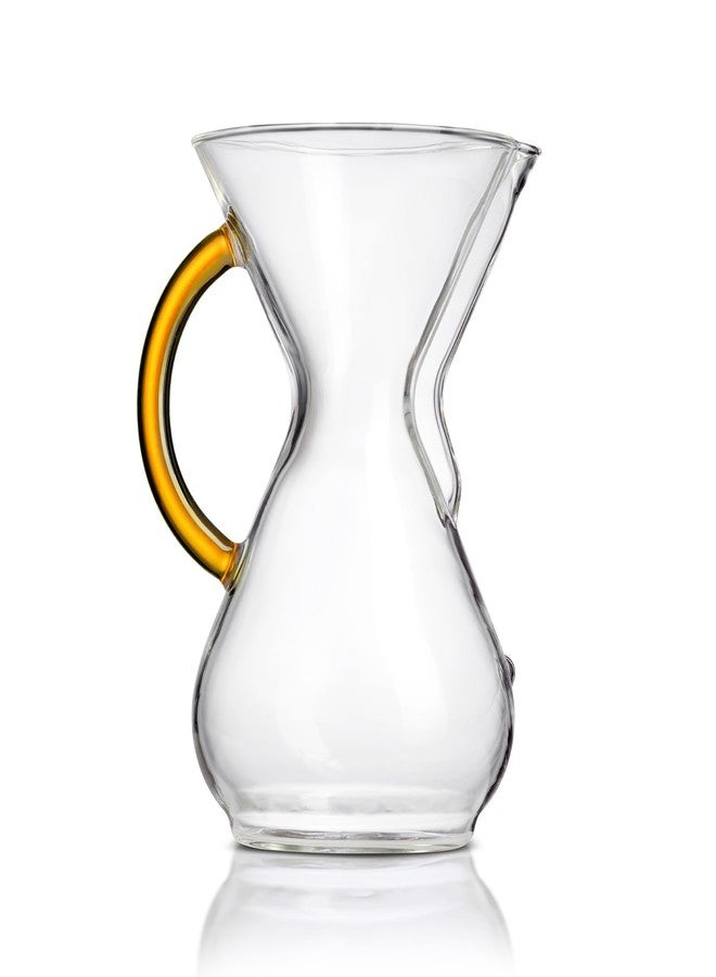 Chemex Pour-Over Glass Coffeemaker - Colored Glass Handle Series - 6-Cup Gold - Exclusive Packaging - Image 1