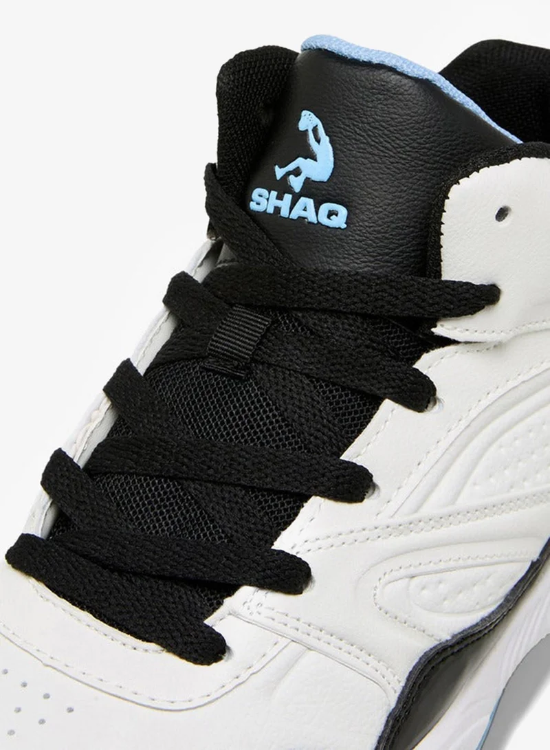 Shaq WHITE Boys Lace-Up Basketball School Shoes for Men | Best Price UAE