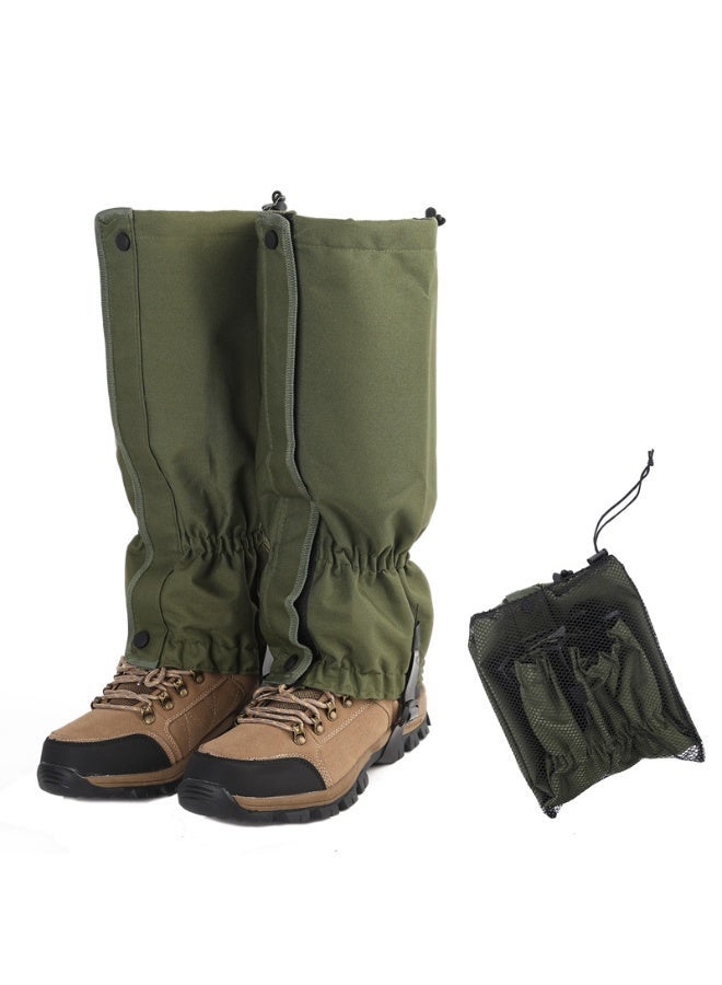 Outdoor Hiking Gaiters - Waterproof Sandproof Snow Leg Gaiters Durable Adjustable Boot Covers for Mountaineering Camping - Image 1