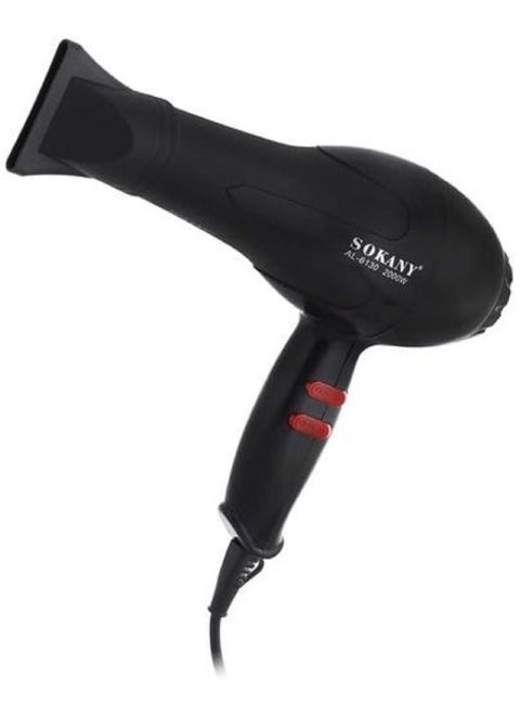 مجفف شعر احترافي AL-6130 مع 2 ملحقات - 2000واط