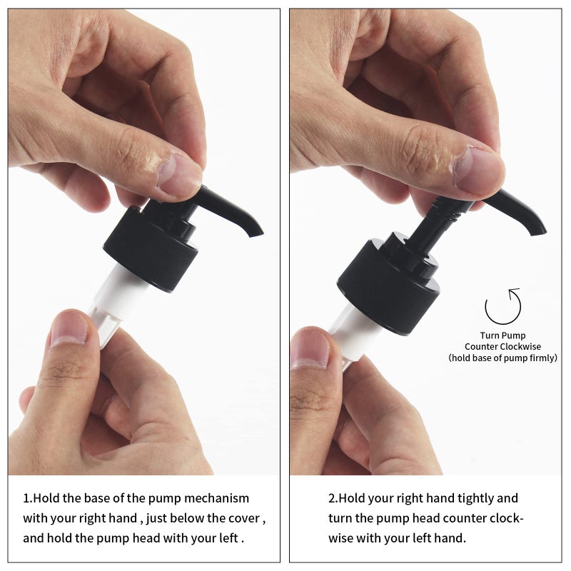 goyisee حامل شامبو وبلسم GOYISEE لجدار الدش 3 غرف، زجاجات شامبو وبلسم قابلة لإعادة التعبئة مع ملصقات مقاومة للماء، موزع صابون مع مضخات، 3 زجاجات 3 حوامل جدارية - أسود - Image 4