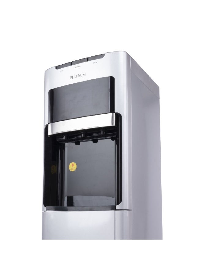 بلاتينيوم WD 8610 S موزع مياه بتحميل سفلي فضي وأسود 115.5 * 39 * 35.5 سم  - Image 3
