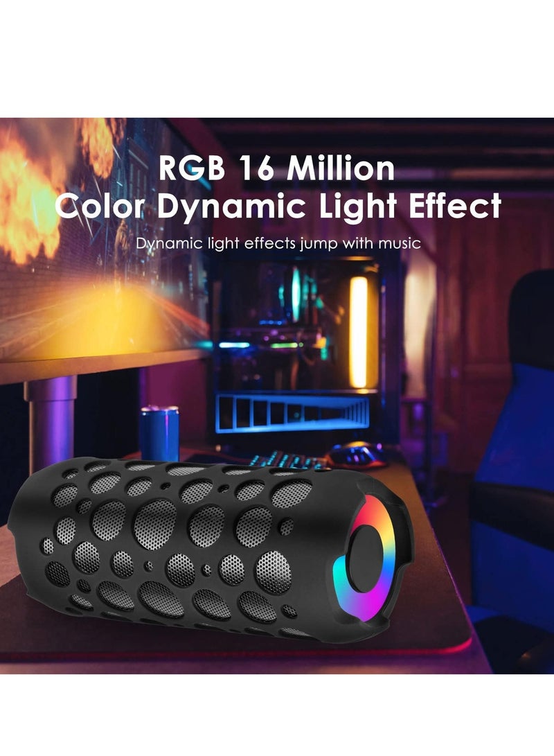 Loquat Bluetooth Speakers with Earbuds Wireless Headphone Speakers IPX5 Waterproof with RGB Lights  - Image 5