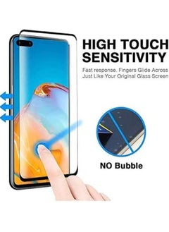 HuHa Huawei P40 pro Screen Protector Anti-Scratch Anti-Fingerprints 9H Hardness Tempered Glass (Black)  - Image 3