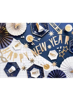 PartyDeco Decorative Rosettes Navy Blue  - Image 4