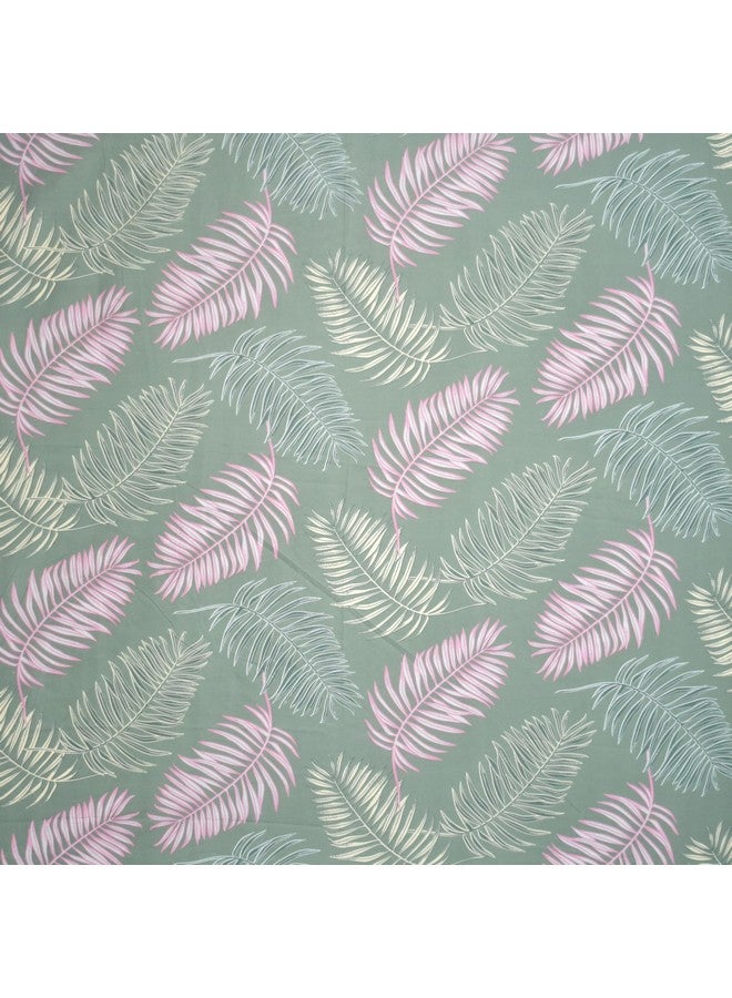 DECOREZA King Size Elastic Fitted Bedsheet with Deep Pocket Cotton Feel Bed Sheet for Double Bed, Soft, Breathable & Wrinkle-Resistant, Includes 2 Pillow Covers, Size - 72"x78" Light Mauve - Image 4