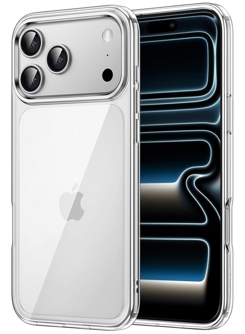 Clear Protective Case Compatible with iPhone 17 Pro 6.3-Inch, Slim Crystal Transparent Hard PC Shell Back Cover, Shockproof Design, Anti-Fingerprint - Image 1