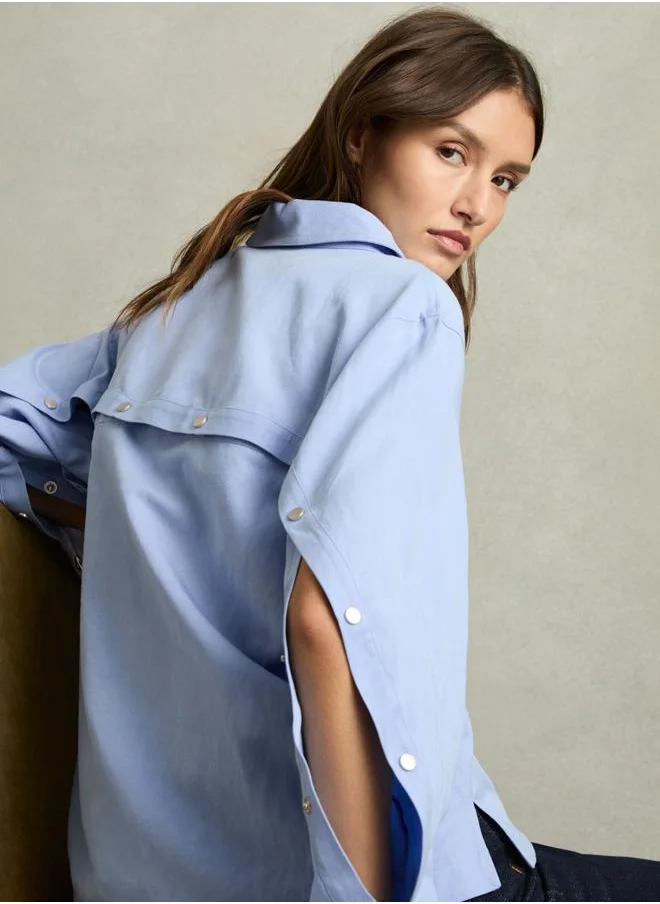 REISS Zip Through Funnel Neck Jacket