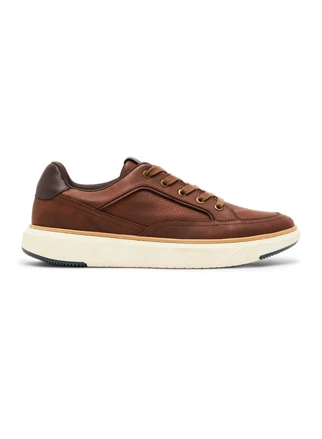 ستيف مادن Mparcel Cognac Men's Lace-Up Shoes