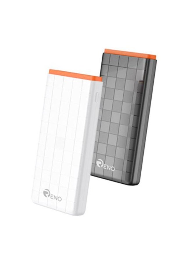 Reno - Power Bank Reno 10000 mAh, 20W, Fast Charging, USB, Type-C, Black-White, RPW-40 - Image 1
