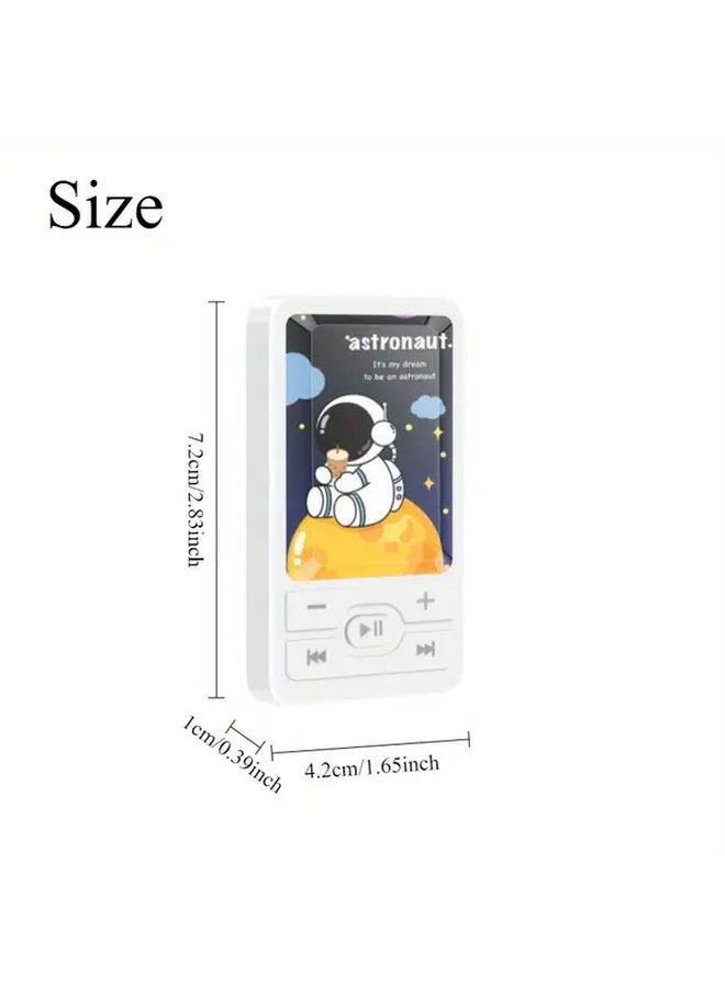 Compact Sports MP3 Music Player Cat Color Lanyard Hole USB Powered Lightweight for Running Gym Jogging School Gift Teens Adults - Image 3
