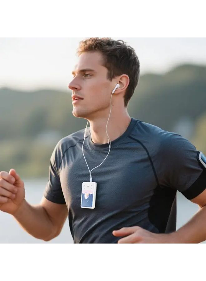 Compact Sports MP3 Music Player Cat Color Lanyard Hole USB Powered Lightweight for Running Gym Jogging School Gift Teens Adults - Image 1